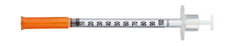 100IU syringe 1
