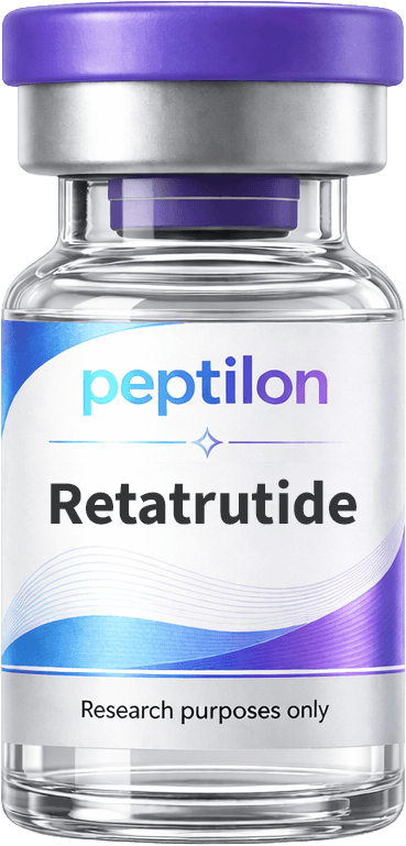 Peptilon product vial Retatrutide homepage